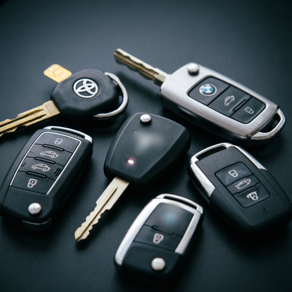 Clés de voiture modernes - transpondeurs et télécommandes